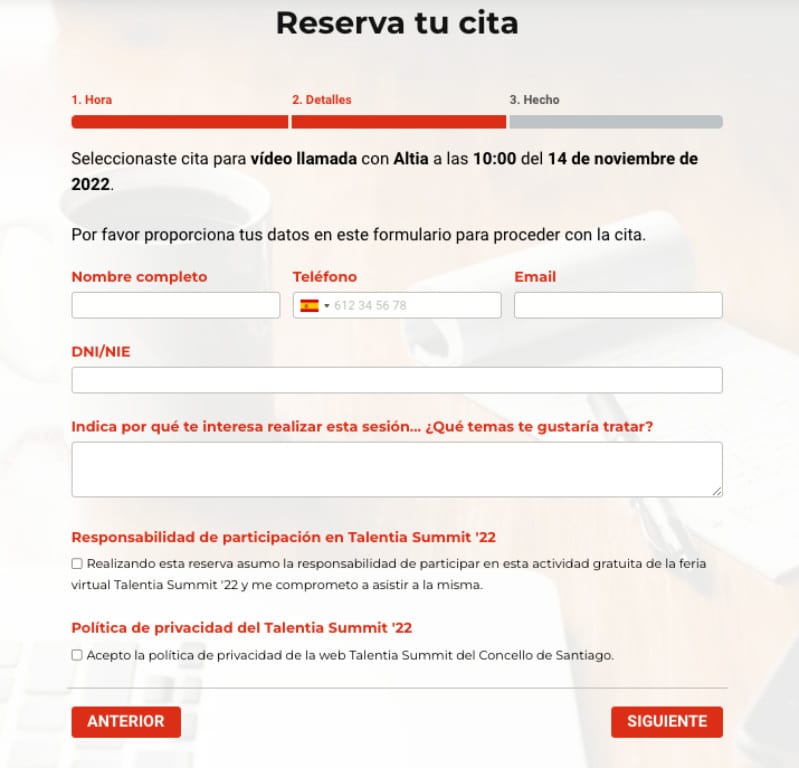 Registro Talentia 2022